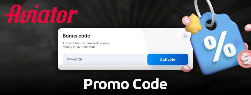 1Win promo code for Aviator game